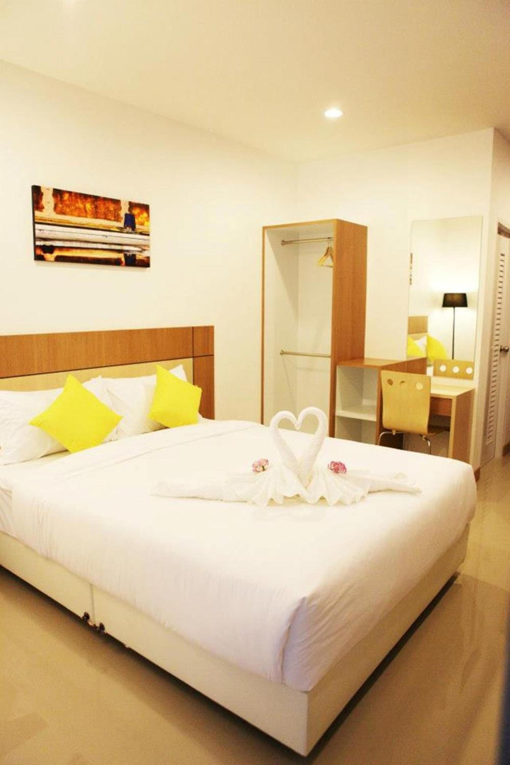 minibar, desk, blackout curtains, rollaway beds