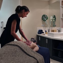Couples treatment room(s), sauna, hot tub, steam room