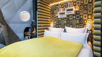 Tent | Luxe beddengoed, een kluis op de kamer, verduisterende gordijnen