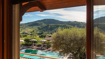 Deluxe Quadruple Room, 2 Bedrooms, Ensuite, Pool View | View from room