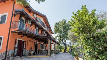 Blick von der Unterkunft