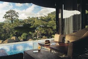 Tent Pool Villas | Balcony view