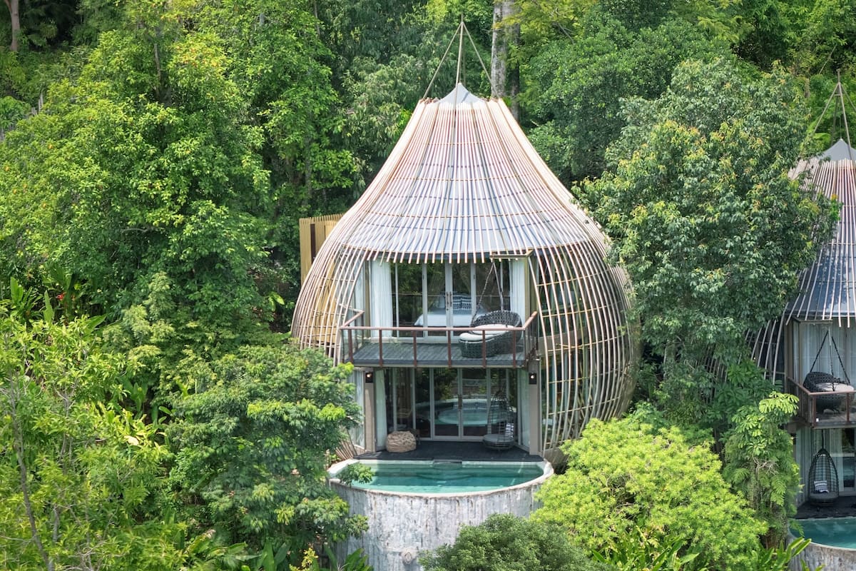 Tree Pool Houses | 1 bedroom, premium bedding, minibar, in-room safe