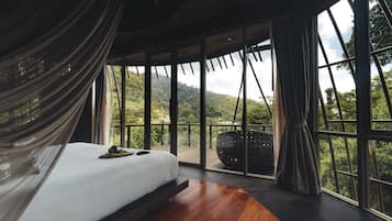 Tree Pool Houses | 1 bedroom, premium bedding, minibar, in-room safe
