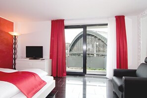 Suíte superluxo (Double Room) | 1 quarto, roupas de cama premium, frigobar, cofres nos quartos