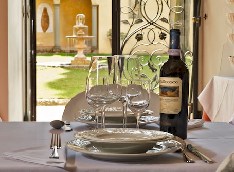 Regional cuisine. Art Hotel Villa Agape