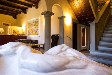 Interior detail. Art Hotel Villa Agape