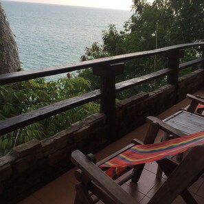 Standard Double Room, Sea View (Fan) | Balcony - Bamboo Bay Resort (Ko Lanta)
