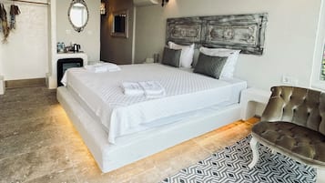 Romantisches Zimmer, Meerblick | Hochwertige Bettwaren, Minibar, Zimmersafe, kostenloses WLAN