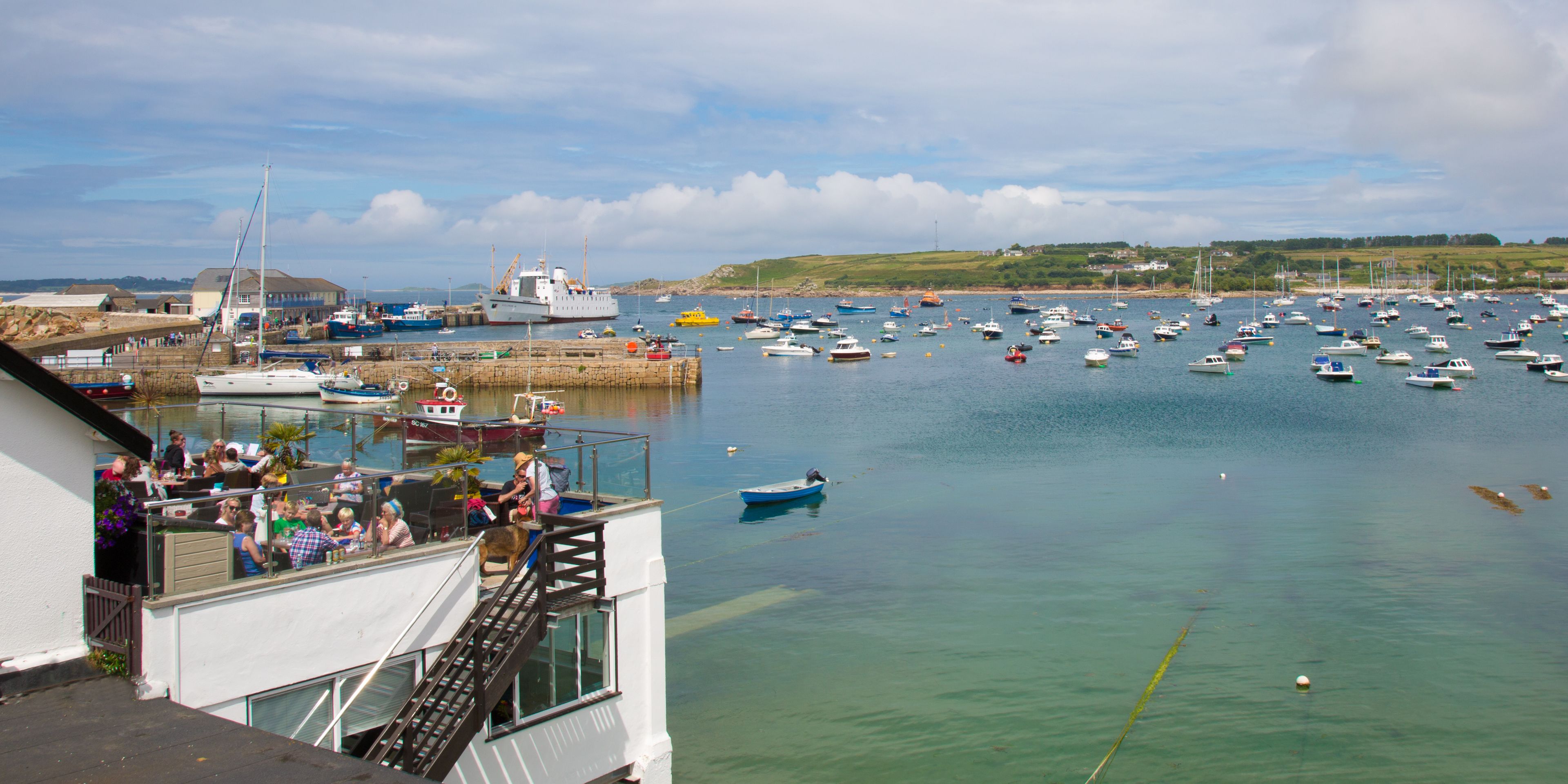 Blick von der Unterkunft