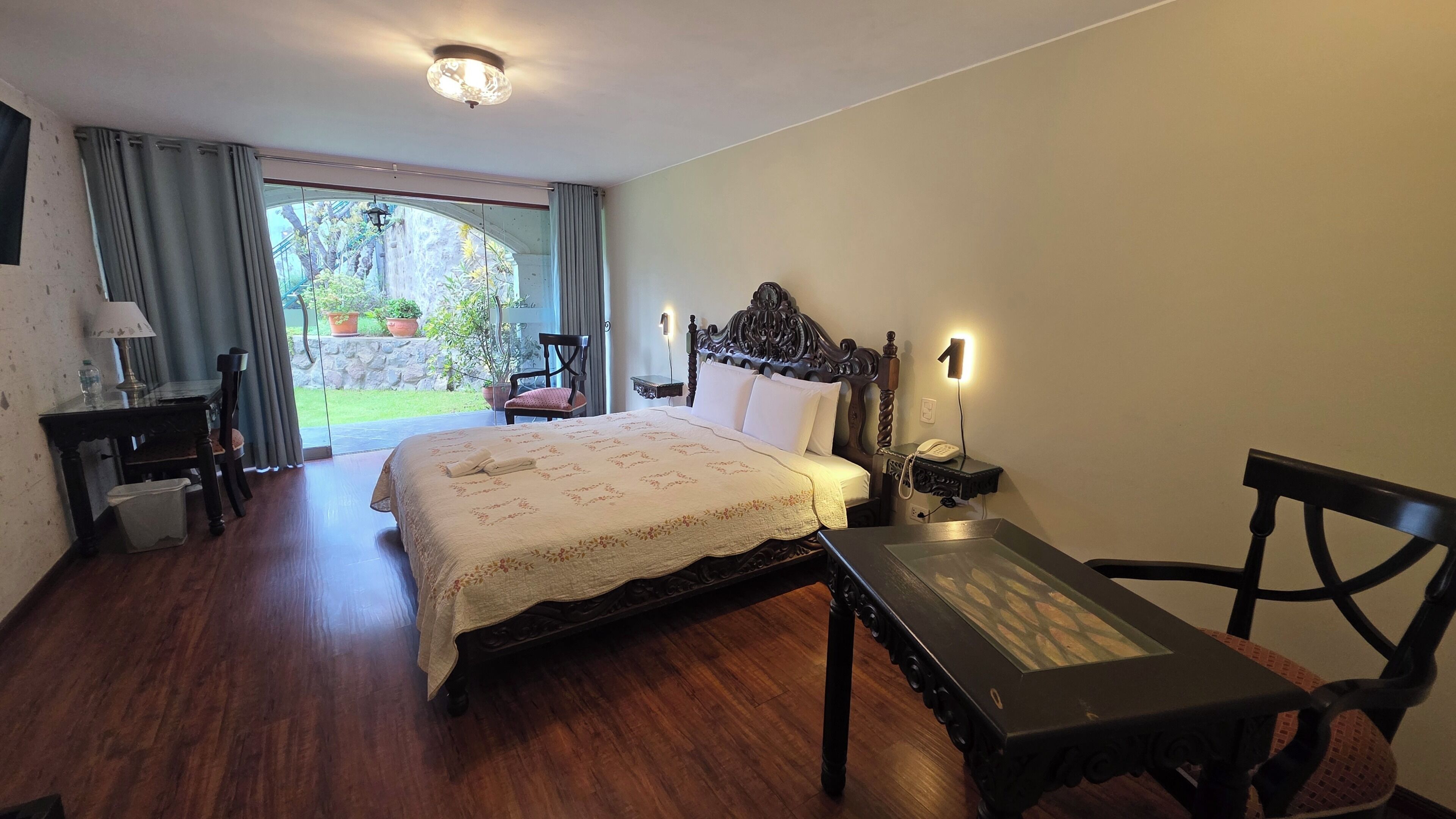 Chambre Deluxe, plusieurs lits, vue jardin