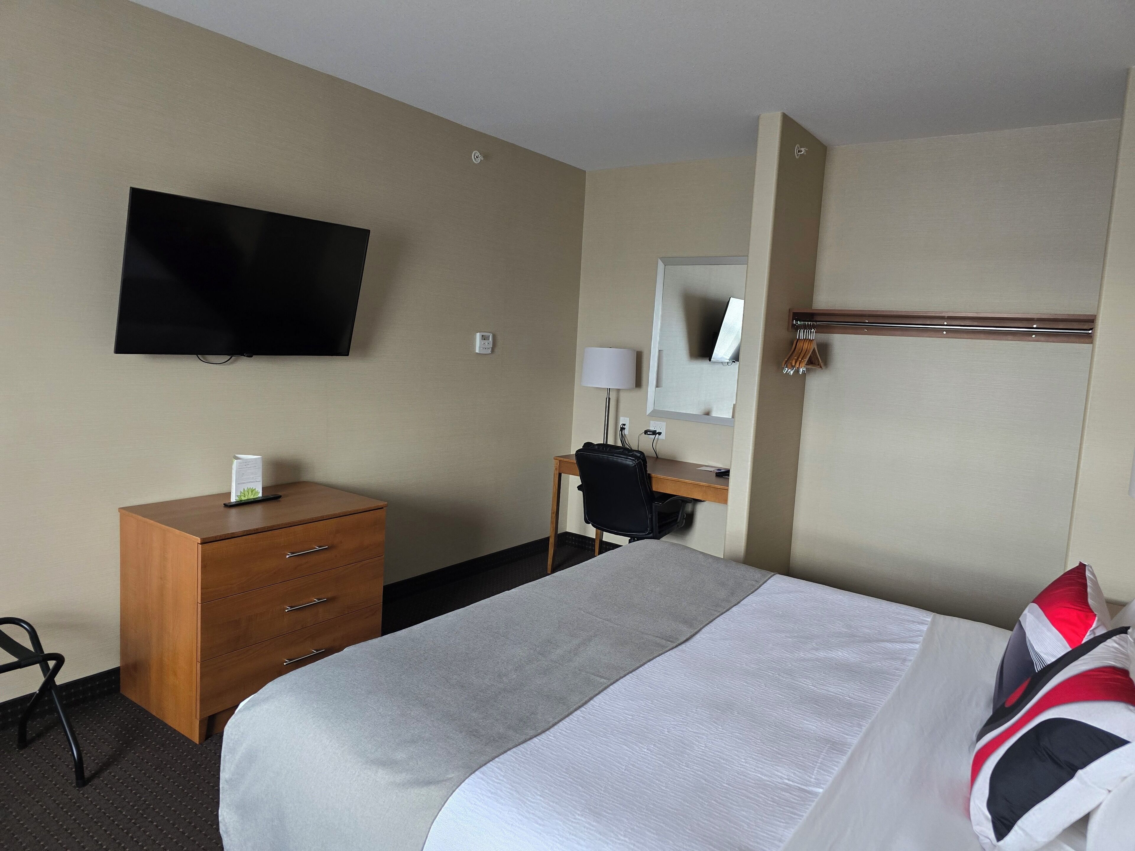 signature studio suite | 1 bedroom, desk, laptop workspace, iron/ironing board