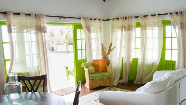 Ferienhaus, 2 Schlafzimmer, Meerblick | Wohnzimmer