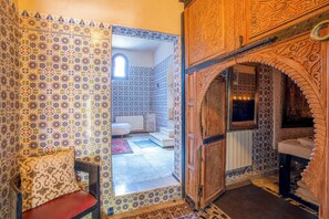 Salas para tratamentos a dois, banho turco/hammam, tratamentos corporais