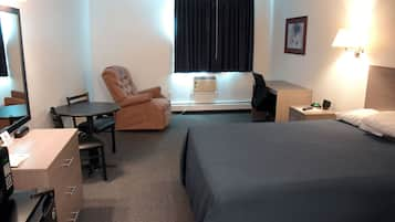 Room, 1 Queen Bed (Upstairs) | Desk, iron/ironing board, rollaway beds, free WiFi