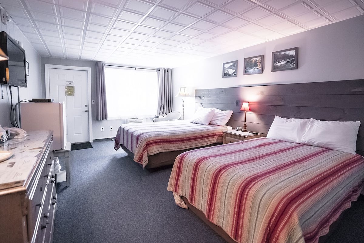 Queen and Double 102 | Decoración personalizada, muebles diferentes y cortinas blackout