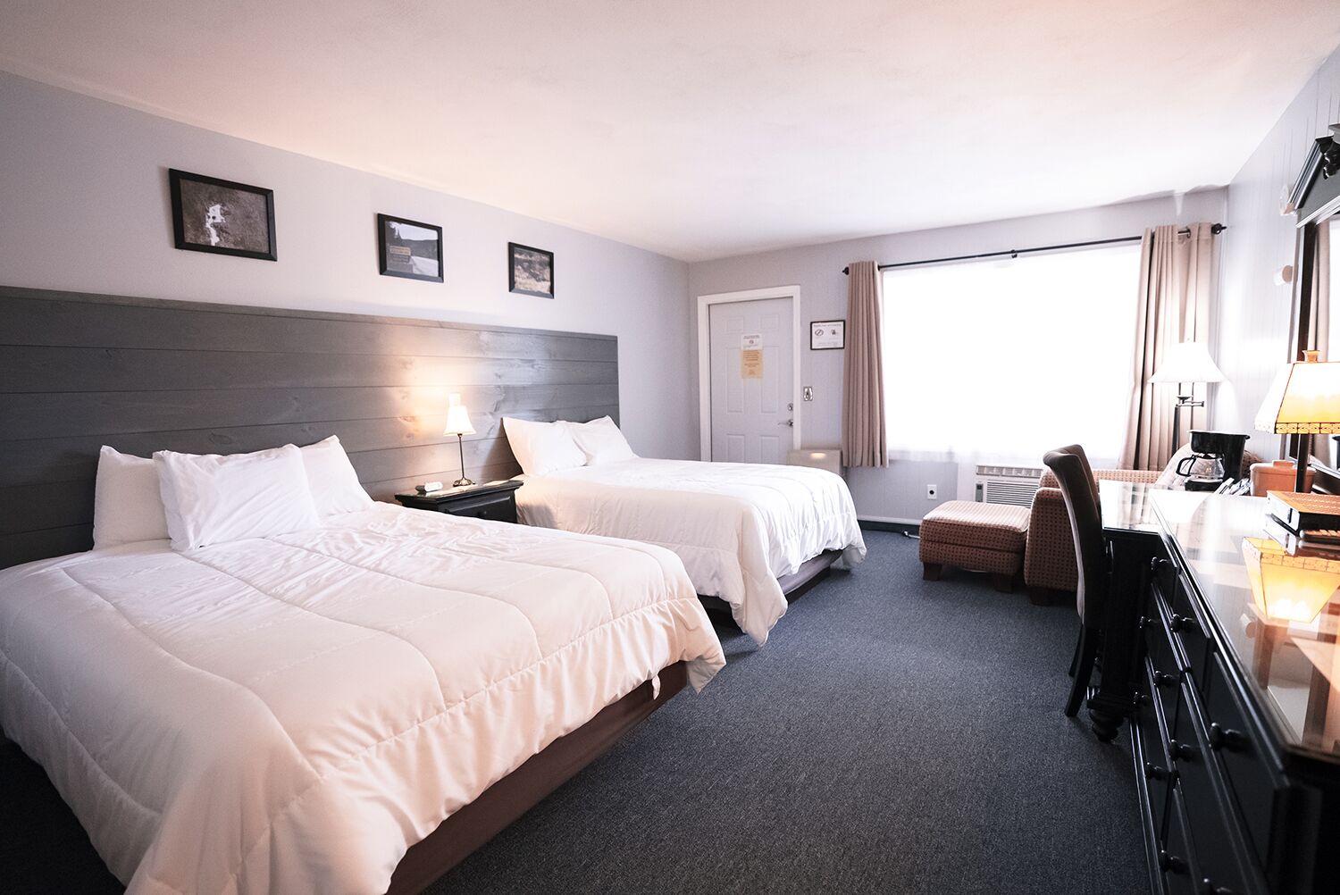 queen and double 208 | individually decorated, individually furnished, blackout curtains