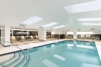 Indoor pool, open 6:00 AM to 10:00 PM, sun loungers at Hyatt Place Charleston/Historic District