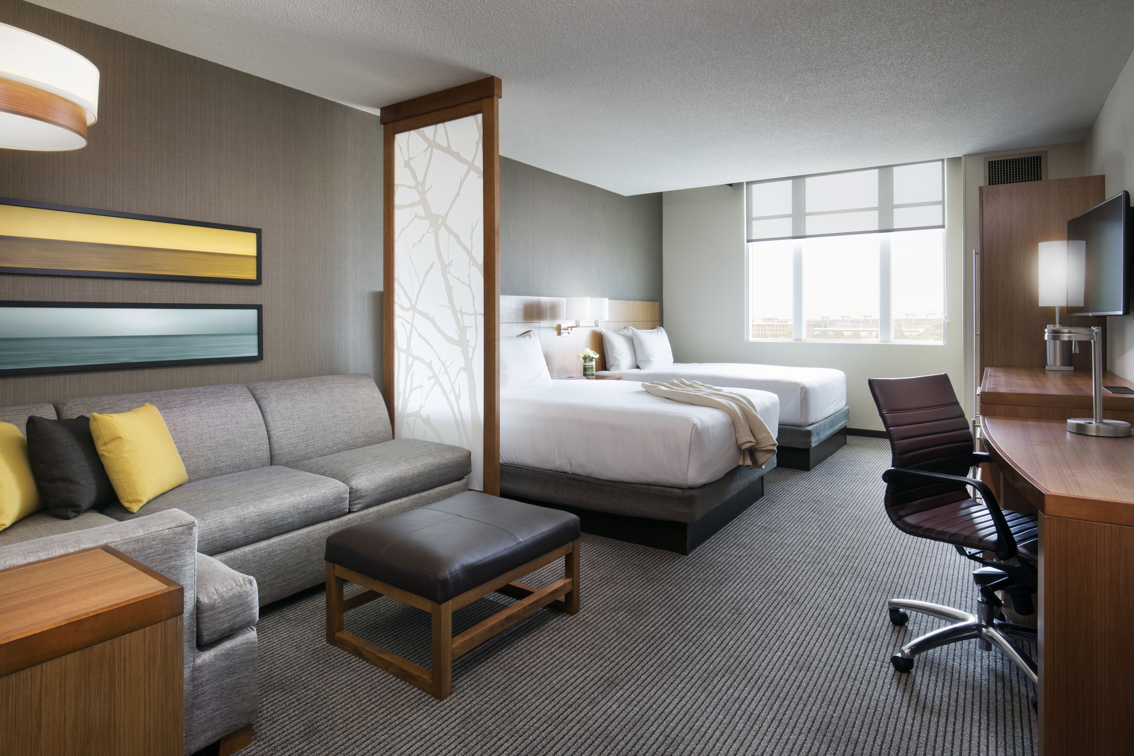 desk, laptop workspace, iron/ironing board, free cots/infant beds