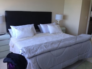 1 bedroom, individually decorated, blackout curtains, iron/ironing board