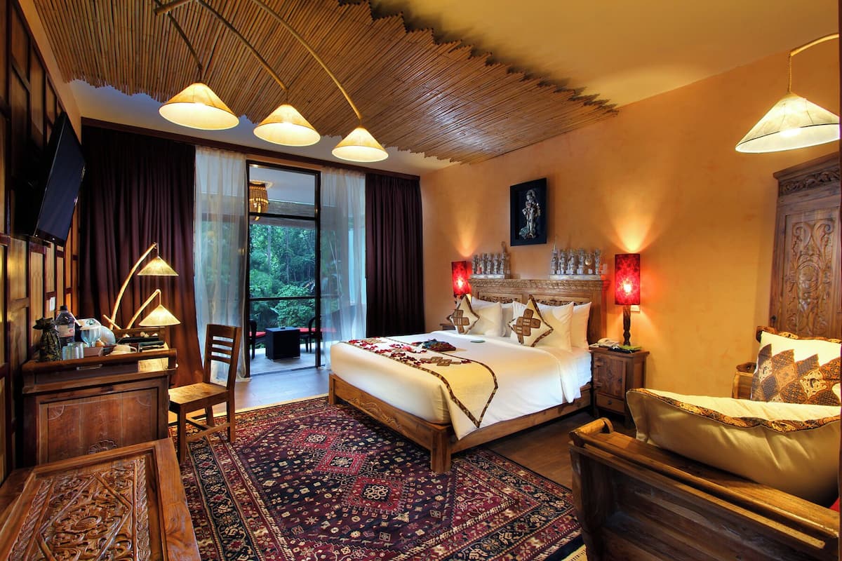 Deluxe Suite Room Only | Egyptinpuuvillaiset lakanat, ylelliset vuodevaatteet