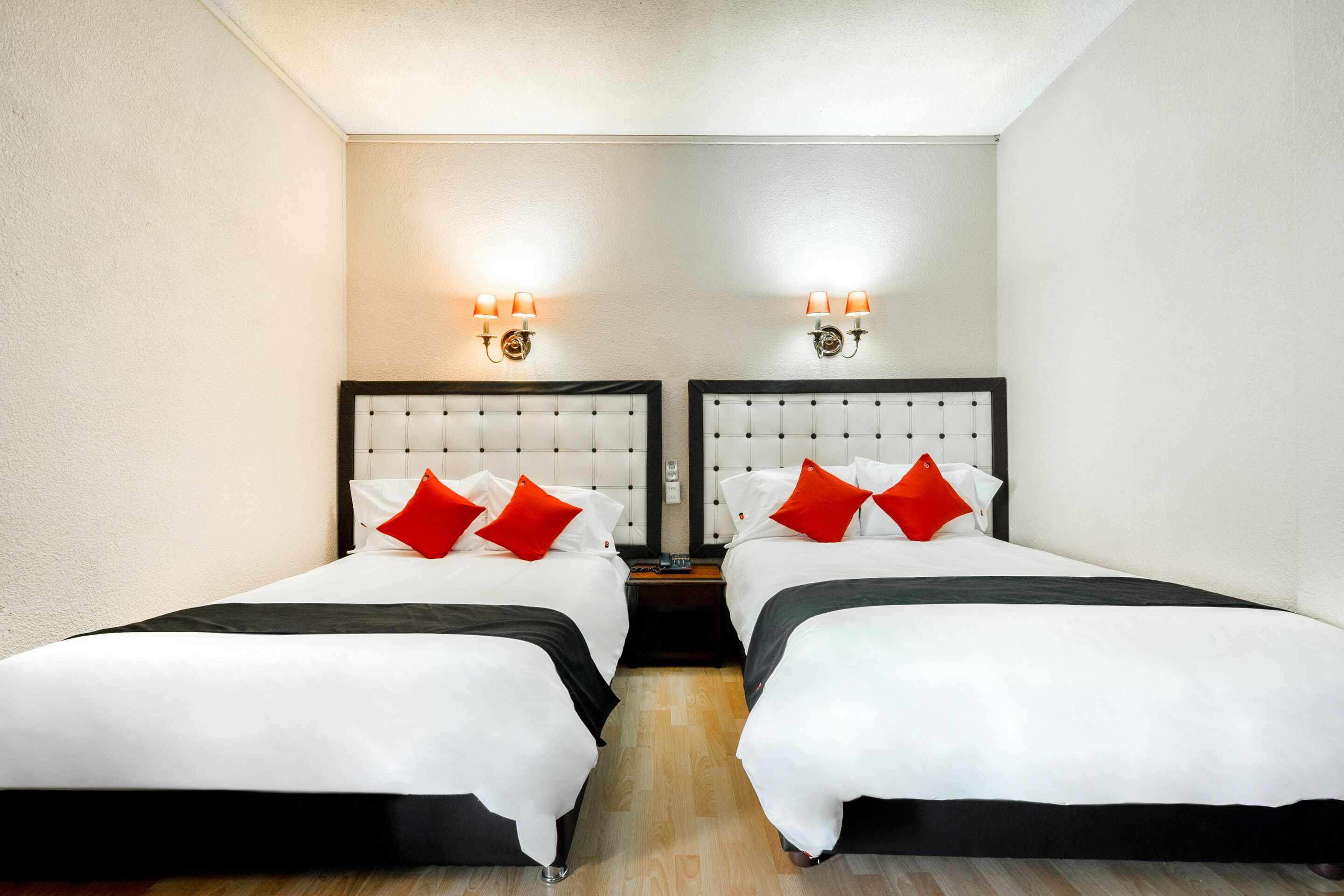 standard double room, 2 double beds | desk, free wifi, bed sheets