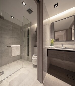 In-room safe, blackout drapes, free WiFi, bed sheets - Le Grove Serviced Residences (Singapore)