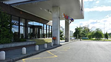 A szálláshely homlokzata