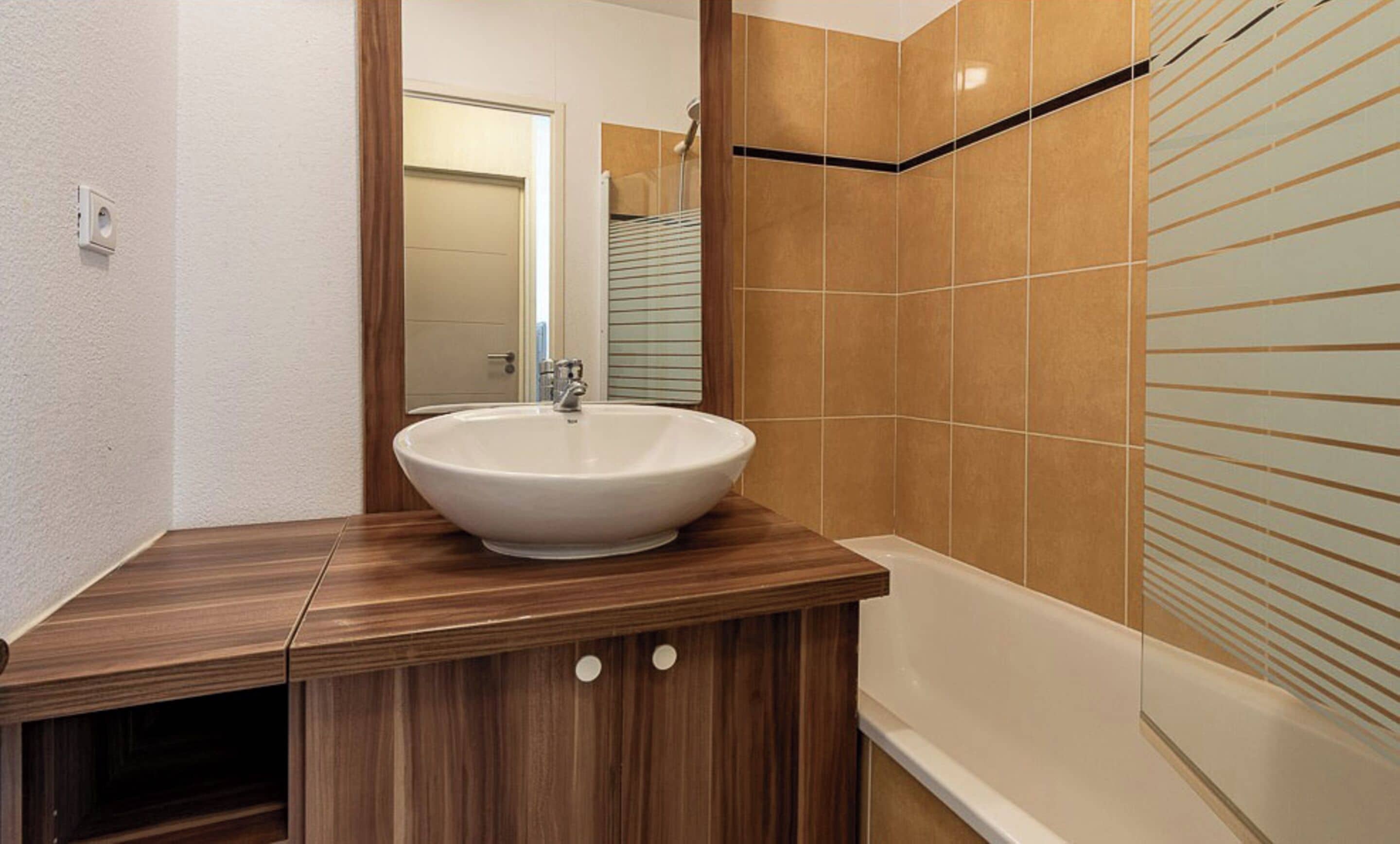 Appartement 2 pièces 4 personnes | Baño | Toallas