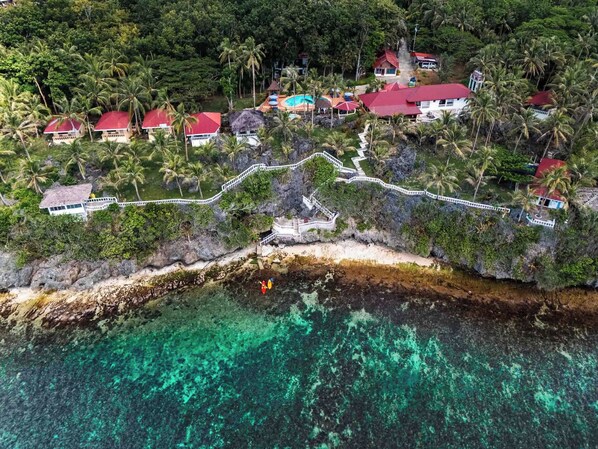 Plage privée, plongée sous-marine, kayak