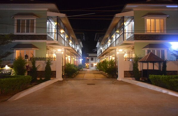 Front of property - evening/night