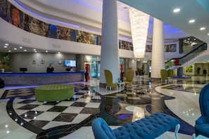 Sala de estar en el lobby