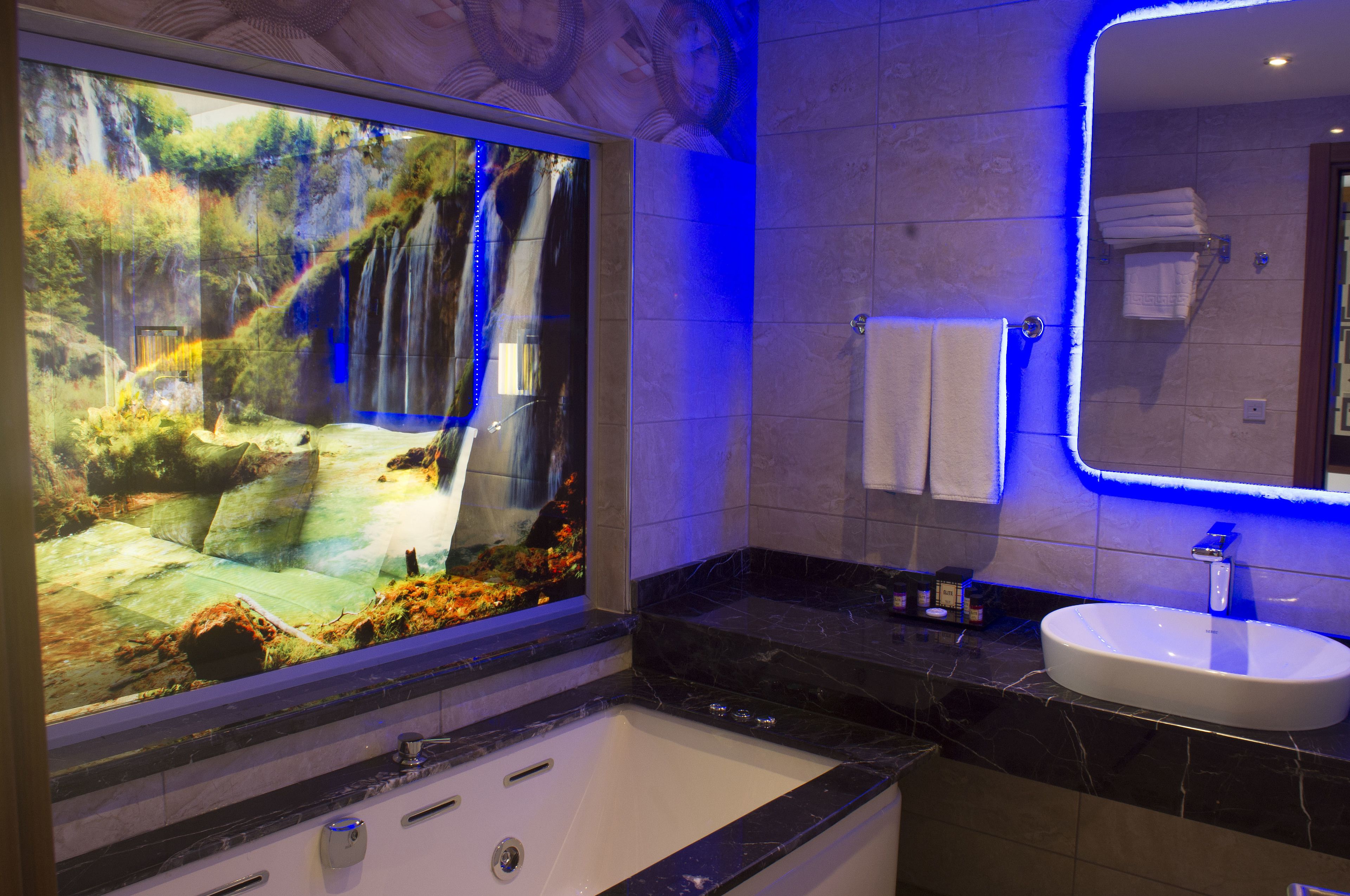 executive suite, 1 bedroom | bathroom | free toiletries, hair dryer, slippers, towels