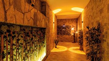Sauna, steam room, Turkish bath, massages