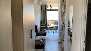 Apartment 1 Bedroom Alcove 6 persons | Living area | 40-inch flat-screen TV with digital channels, TV, DVD player
