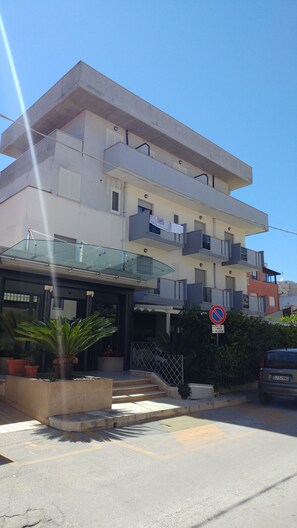 Fassade der Unterkunft