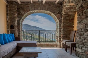 Suite monolocale luna di miele, vista mare | Terrazza/patio