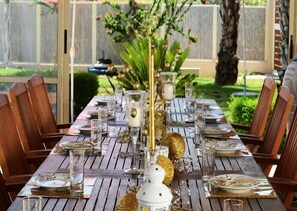 Outdoor dining