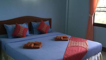 Desk, cots/infant beds, rollaway beds, free WiFi