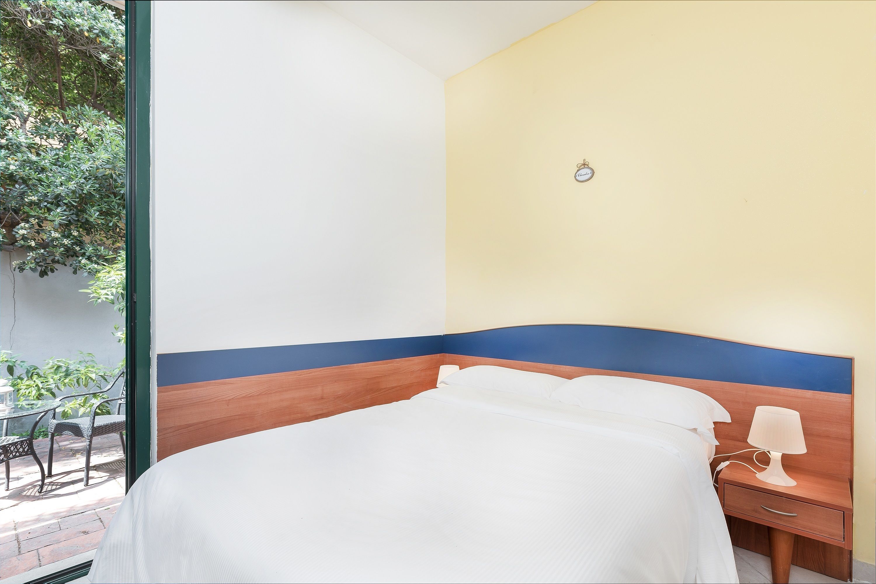 basic double room | premium bedding, down duvets, desk, bed sheets