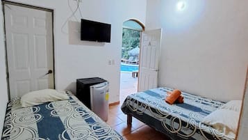 1 habitación y ropa de cama de alta calidad
