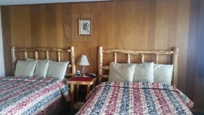 Double Room, 2 Double Beds | Iron/ironing board, rollaway beds, free WiFi, bed sheets - Long Holiday Motel (Gunnison)
