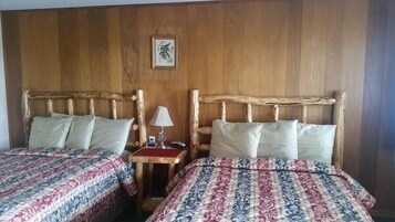 Double Room, 2 Double Beds | Iron/ironing board, rollaway beds, free WiFi, bed sheets