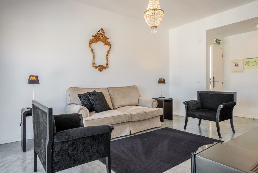 superior suite, 1 bedroom, balcony, pool view | living area | 32-inch tv with cable channels, table football, toys