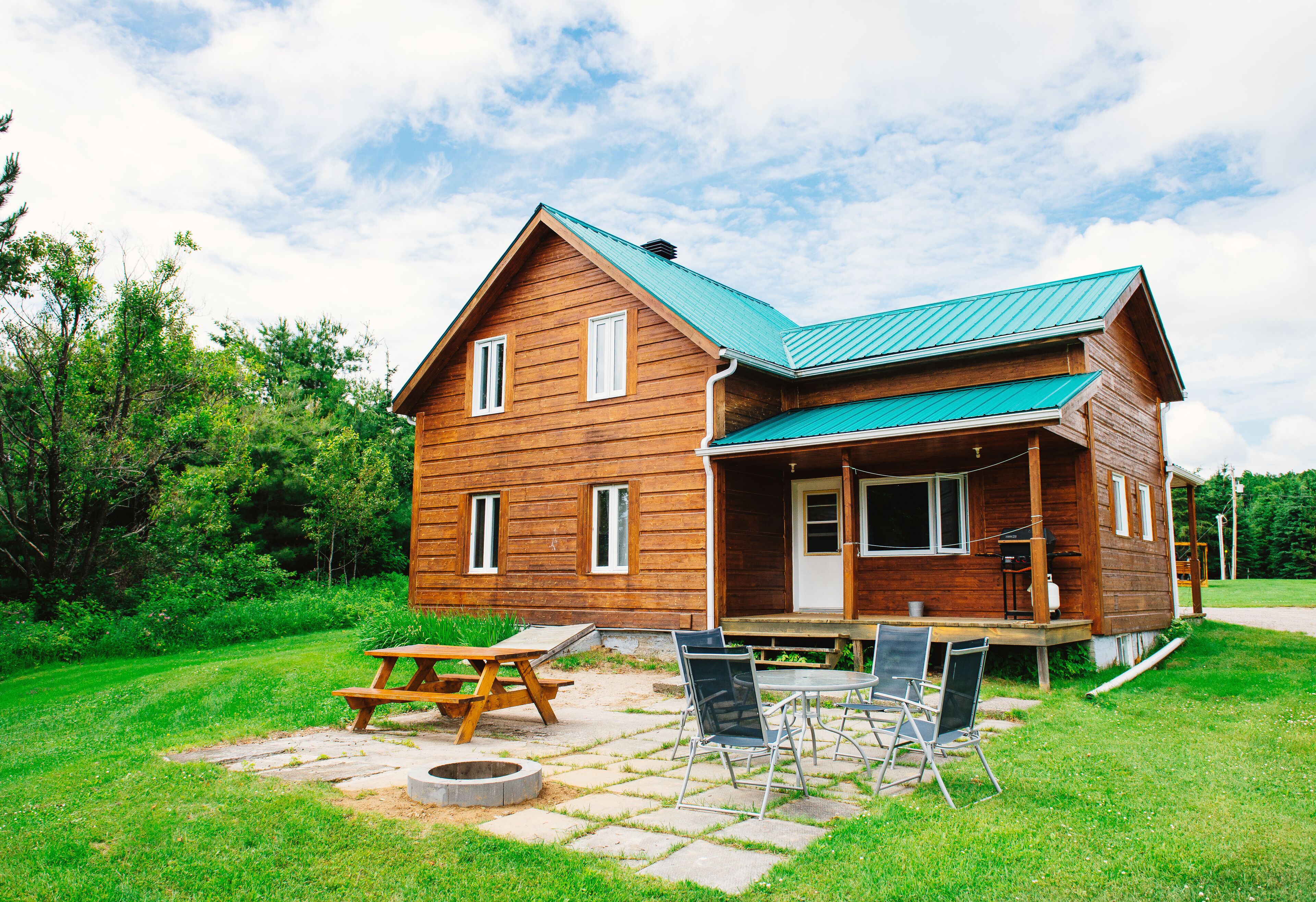 家庭木屋, 3 间卧室, 厨房 | 办公桌、隔音、免费 WiFi、床单