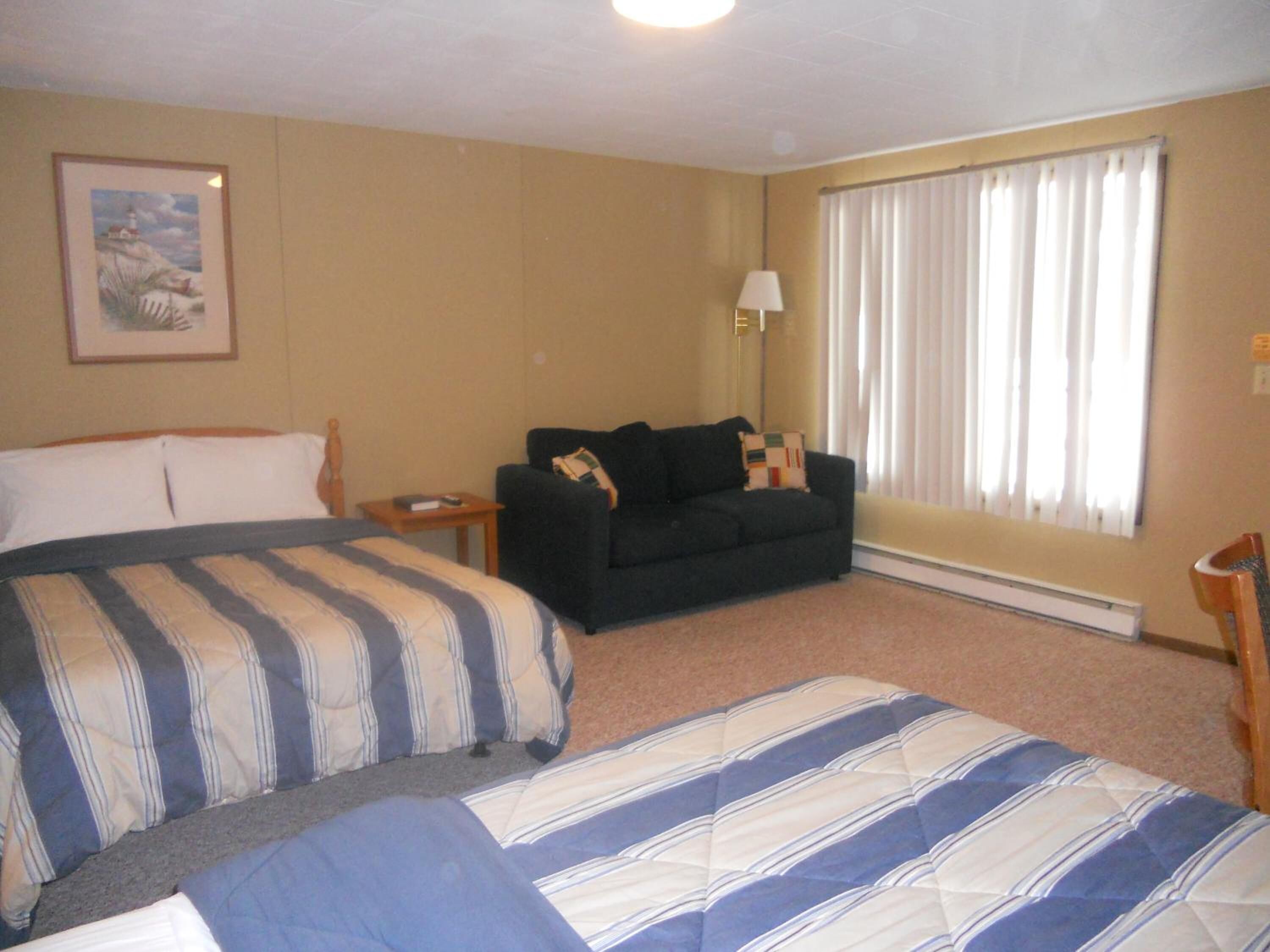 desk, blackout curtains, iron/ironing board, free wifi