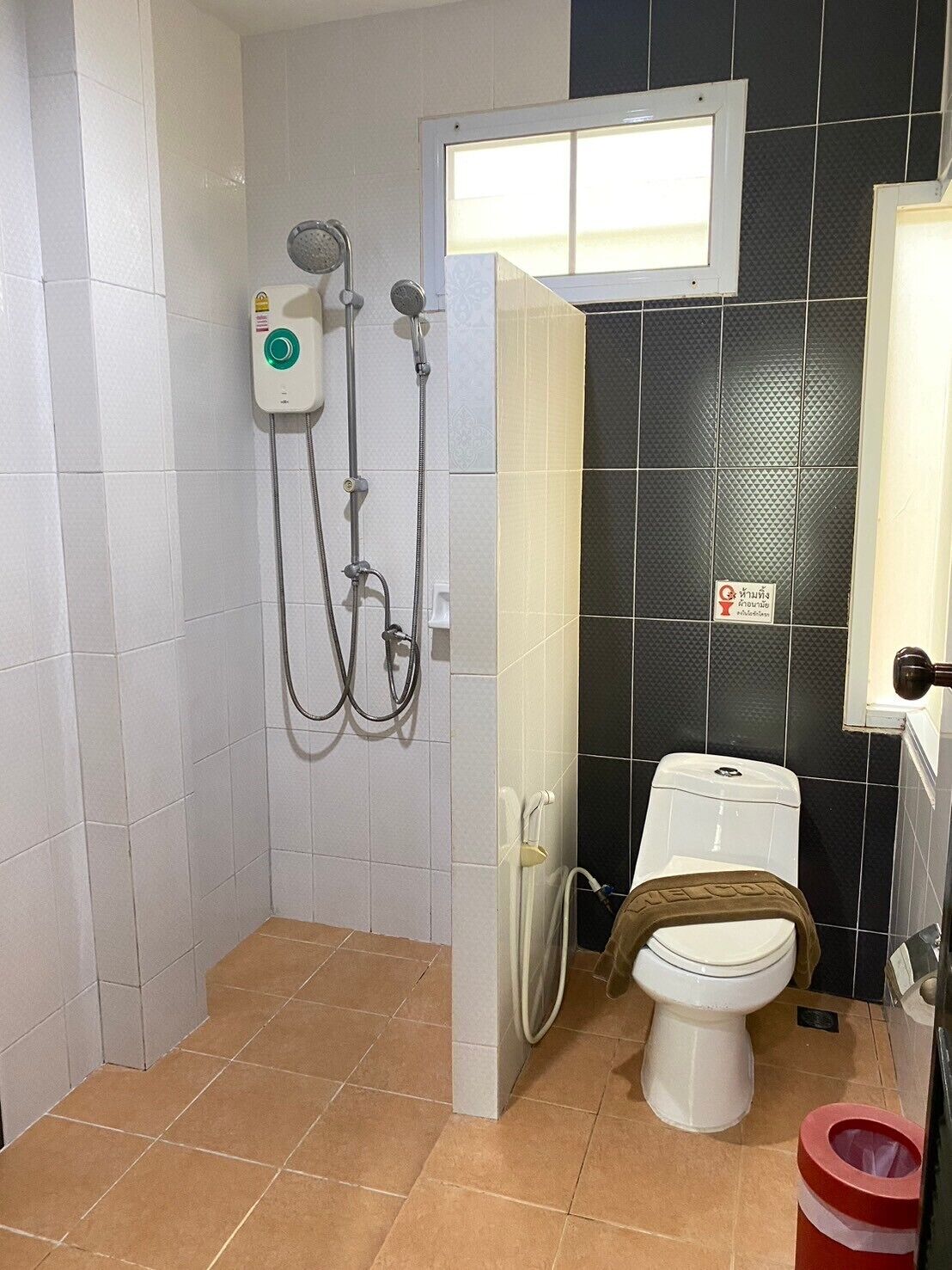 bungalow double bed | bathroom | shower, free toiletries, towels