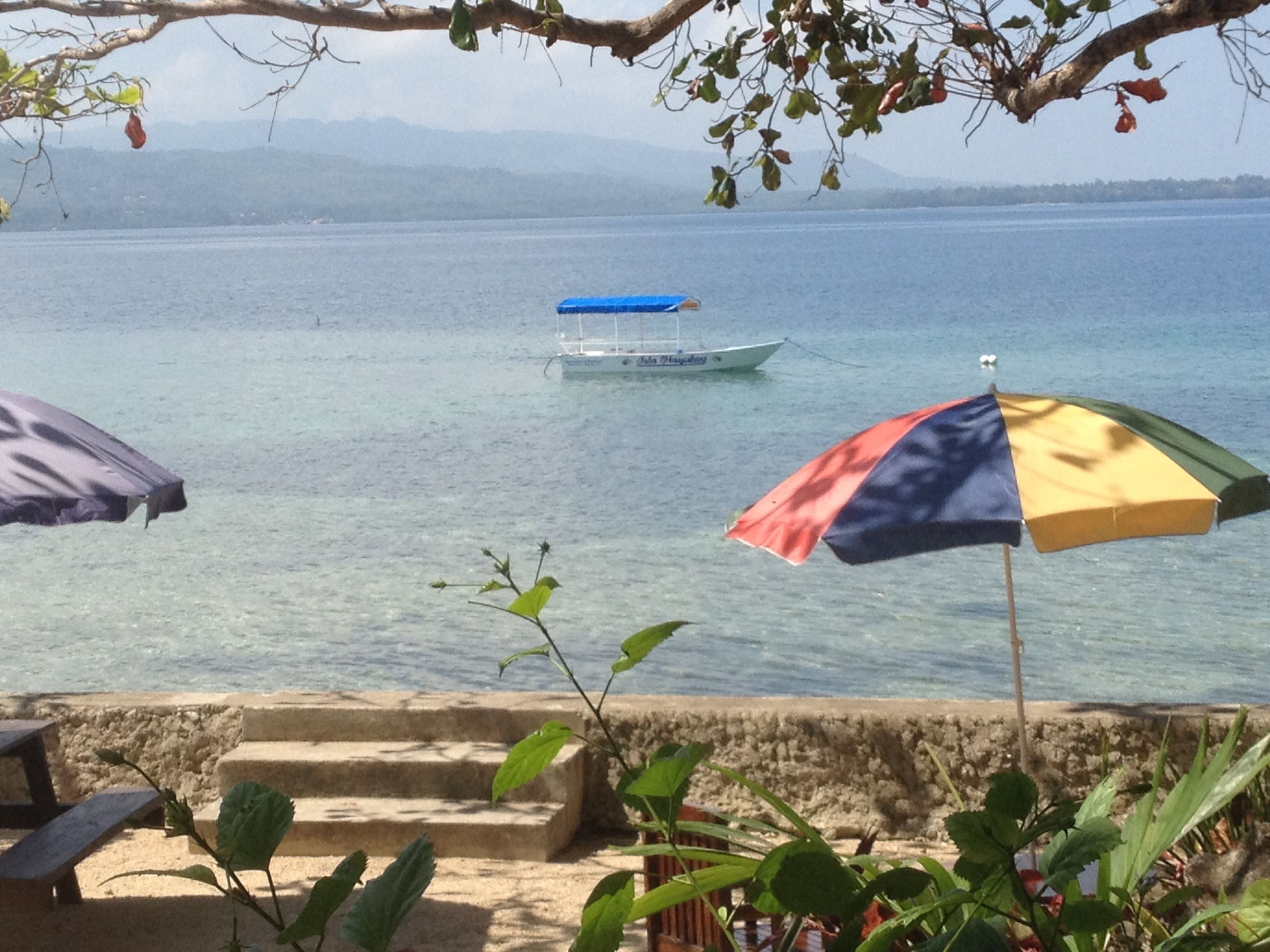 private beach, sun-loungers, beach massages, snorkelling