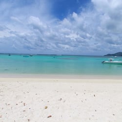 On the beach