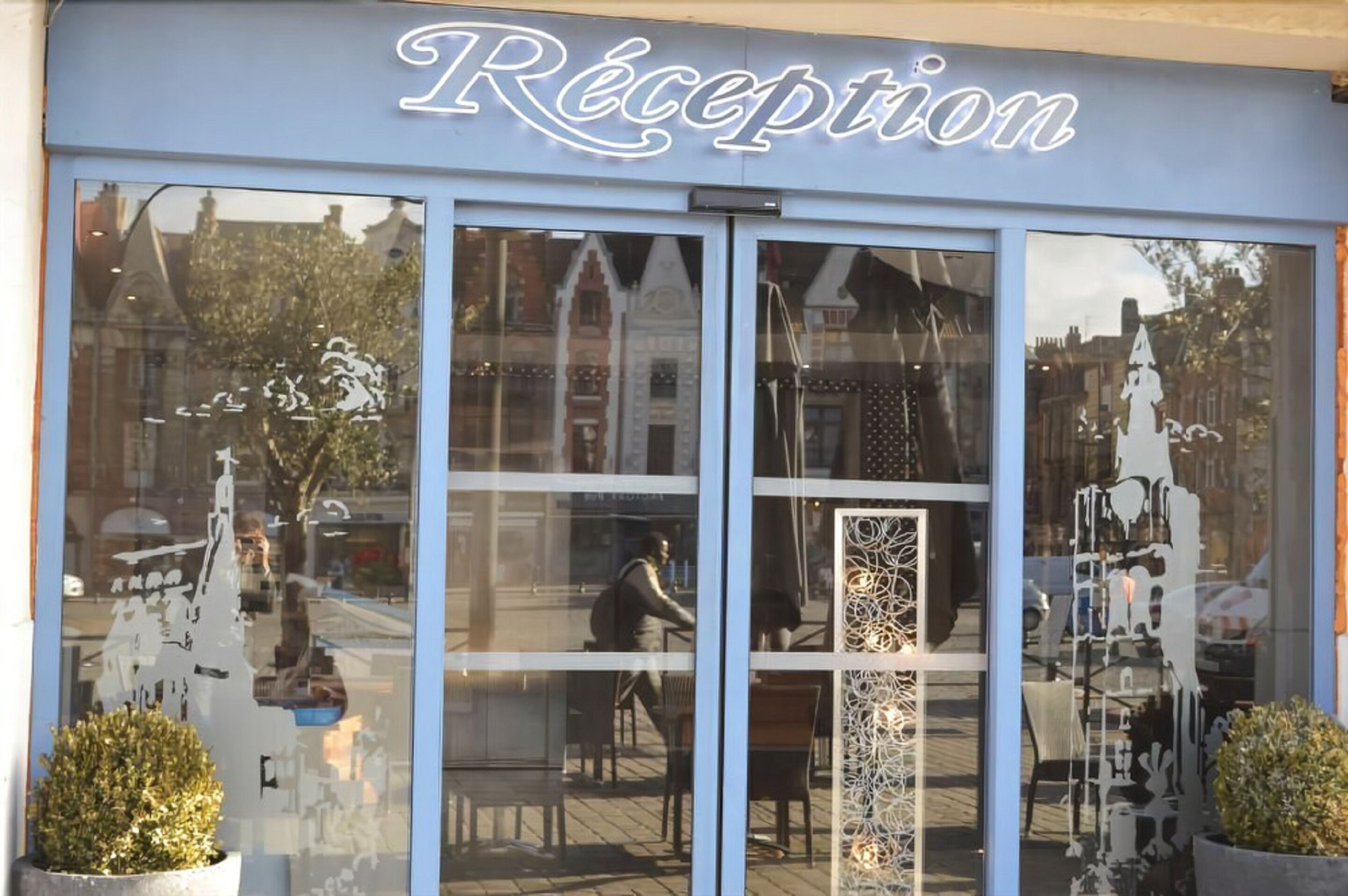 Entrada de la propiedad